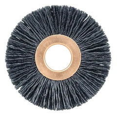 Weiler 17556 Burr-Rx 2-1/2 Dia Wheel Brush .026/120CG Crimped Fill 5/8