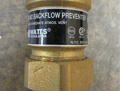 Watts 61888 Dual Check Valve With Intermediate Atmospheric Vent