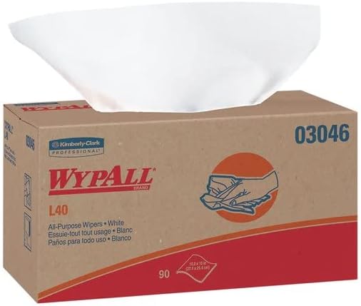 Wypall 3046 L40 Disposable Cleaning and Drying Towels 90 Sheets