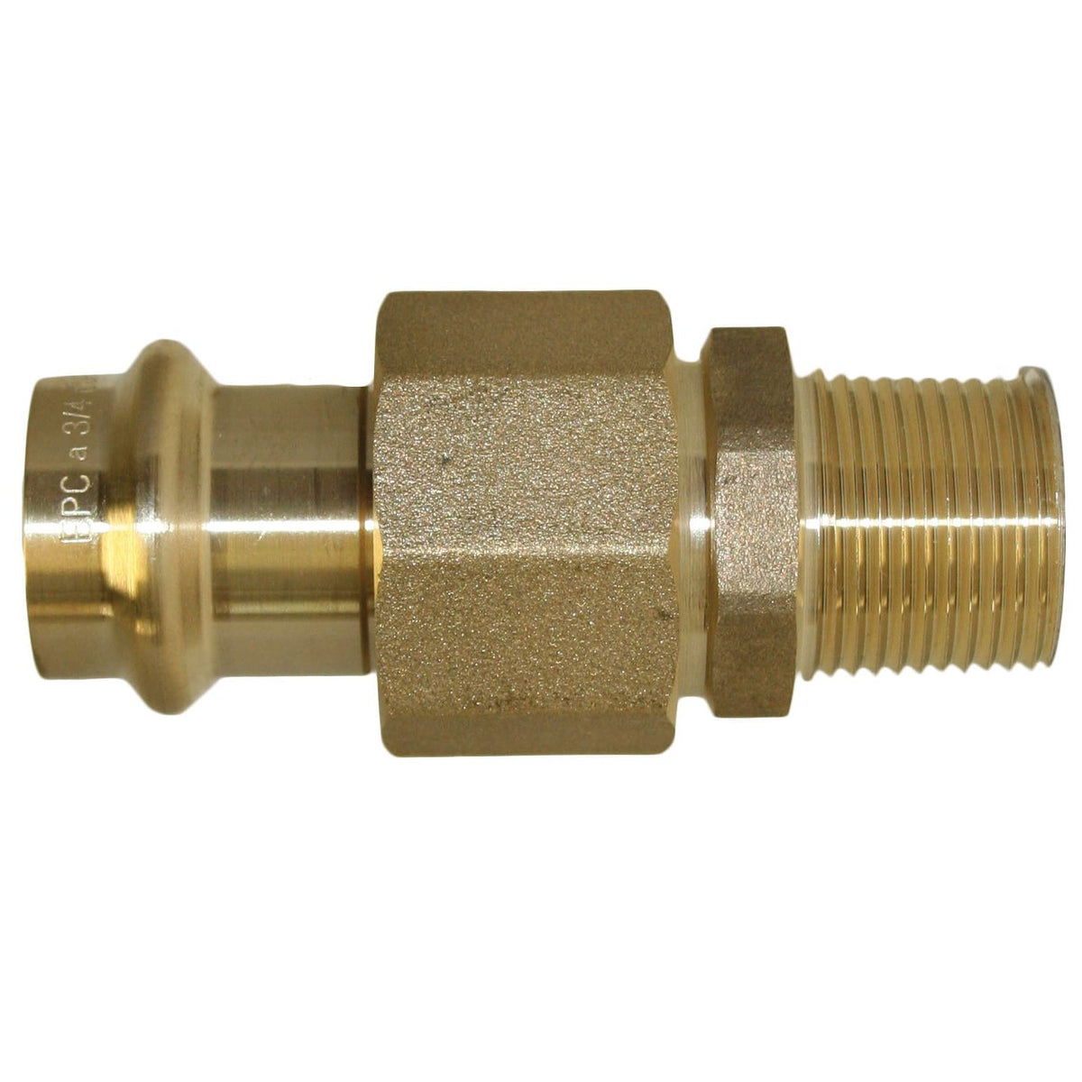 Apollo 10075888 8733-4 Male Union, Lead Free Brass, Small Diameter, PxMPT, 10075888