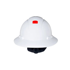 3M H-801R-UV Full Brim Hard Hat, White 4-Point Ratchet Suspension