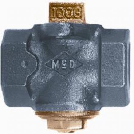 A.Y. McDonald 4812-168 3/4 Inch Flat Head Tamperproof Gas Plug Valve