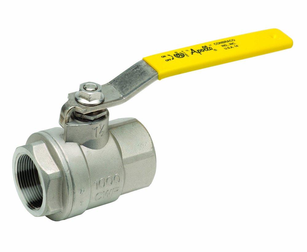 Apollo Valves 76F10127 1/4 in. Stainless Steel Full Port FNPT 1000# Ball Valve