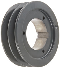 Browning 3693900 Split Taper Sheave, Cast Iron, 2 Groove, A, B or 5V Belt, Uses B Bushing