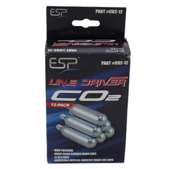 ESP CO2-12 CO2 Replacement Cartridge for Line Driver Gun (12 Pack)