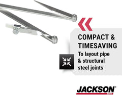 JACKSON SAFETY 14782 Jackson Safety Contour Radius Marker Tool - Standard - Aluminum - Up to 24 Inches Radius - 1 Unit/ Order