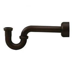 JONES STEPHENS CORP P3450RB 1 1/4 P-TRAP W/BOX ESCUTCHEON OIL RUBBED BRONZE