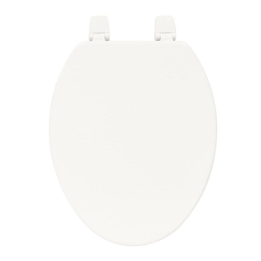 Jones Stephens U004WD00 Comfort Elongated Closed Front with Cover Toilet Seat in White