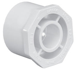 LASCO 437338 3 x 2 Spigot x Slip Bushing Schedule 40 Lead-Free PVC