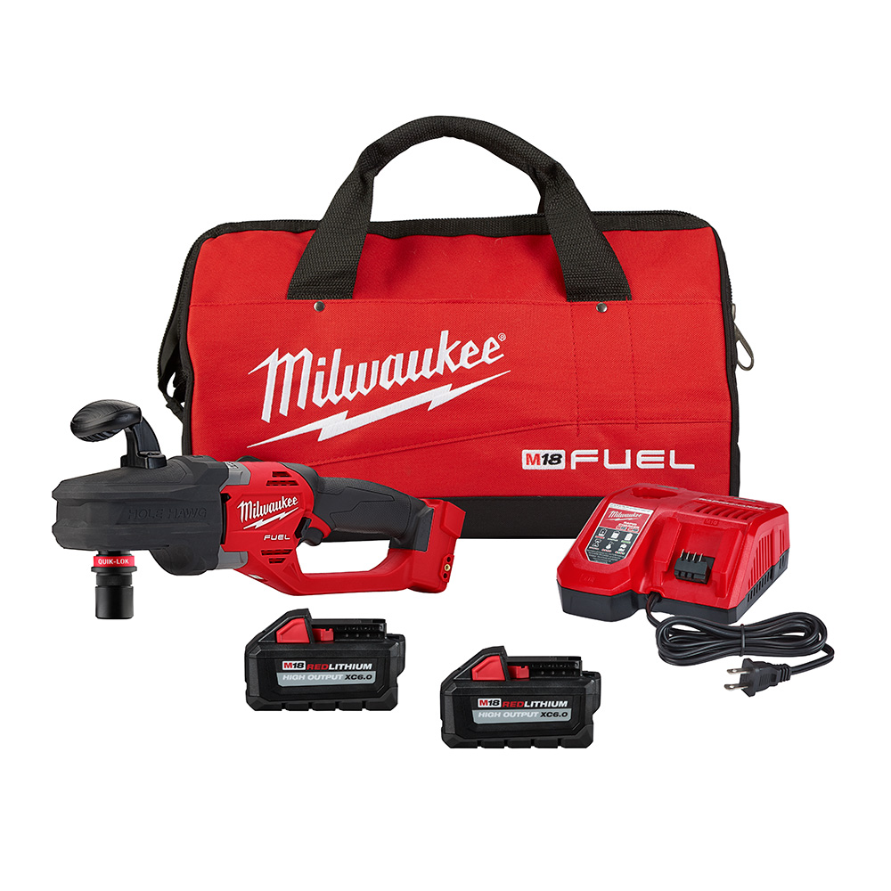 Milwaukee 2808-22 Right Angle Drill w/Quik-Lok Kit 18 V