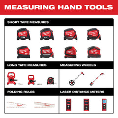 Milwaukee 48-22-5506 6 ft / 2 m Keychain Tape Measure