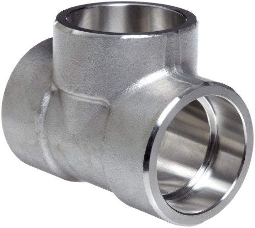 Merit Brass SW3406D-24 Tee Fitting Class 3000 1-1/2 Inch Socket Weld