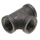 Mueller 293140 Black Pipe Tee 3/4 Inch