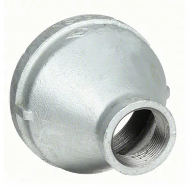 Mueller 285860 Galvanized Pipe Belled Reducing Coupling 2 x 1 1/2