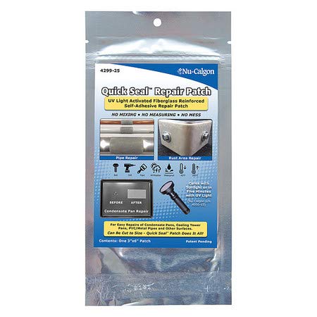 Nu-Calgon 4299-25 HVAC Instant Patch Repair 6 L x 3 W