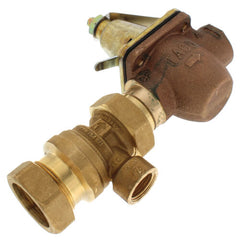 Taco 3492-050-H1 1/2 Cast Iron Combination Boiler Feed Valve & Backflow Union Press x NPT