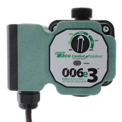 Taco 006E3LC 006e3 ECM High-Efficiency Hot Water Circulation Pump w/ 6 ft. Cord