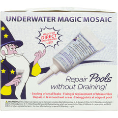 Underwater Magic MOSAIC-60-8XCS Sealant, Mosaic, 2.1 oz Tube, 8ct, White