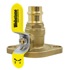 Webstone 81403HV The Isolator Full Port Forged Brass Uni-Flange Ball Valve - 3/4 Press