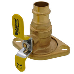 Webstone 81403HV The Isolator Full Port Forged Brass Uni-Flange Ball Valve - 3/4 Press