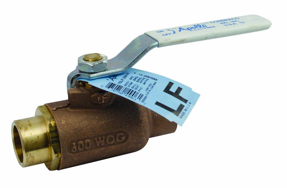 Apollo 70LF20301 70LF-200 Series Ball Valve 600# (1/2 Solder End)