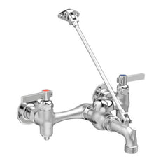 American Standard 8344212.004 Top Brace Wall-Mount Service Sink Faucet with 6-Inch Vacuum Breaker Spout