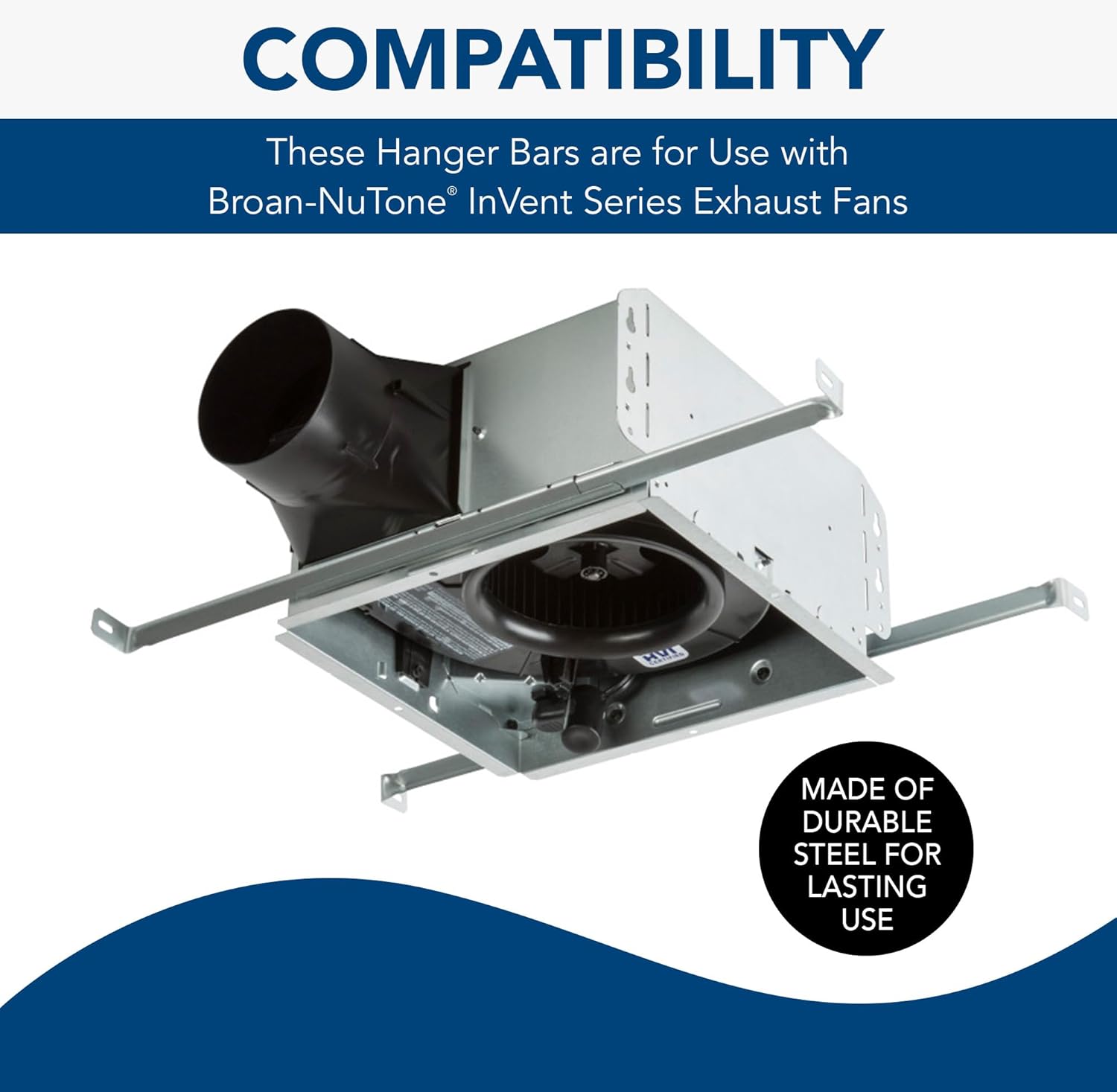 Broan-NuTone MHB4 Hanger Bar Set for InVent Series Bath Exhaust Fans