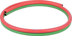 Continental 20027453 Twinline Grade T Red/Green EPDM Rubber Welding Hose 1/4 ID x 50' Length