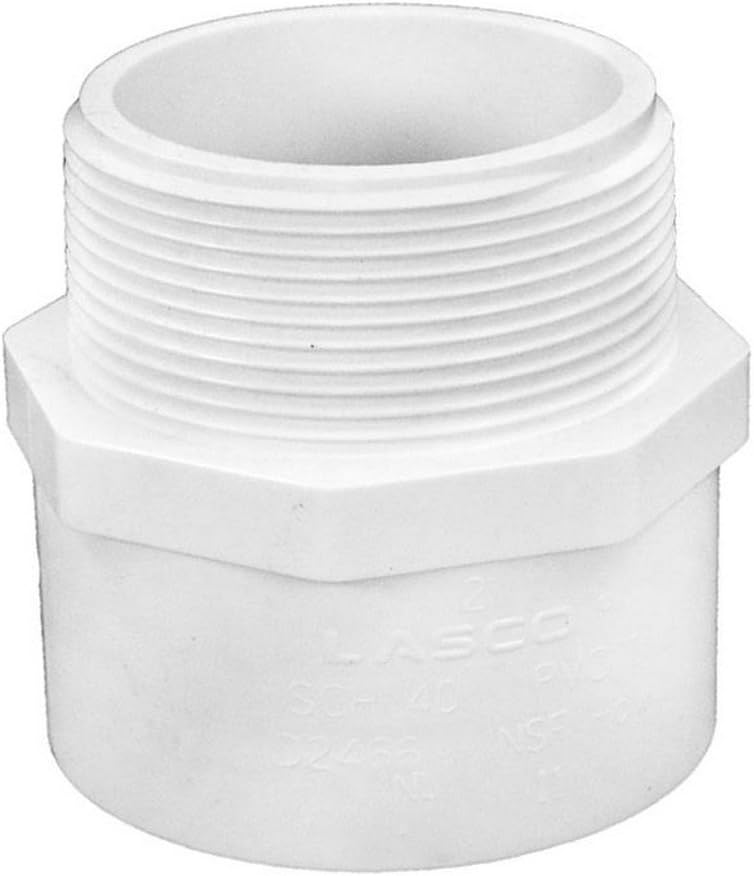 LASCO 436-020 LASCO FITTINGS INC 2 MALE ADAPTER NPT 2 INCH