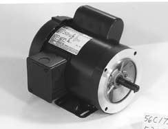 Marathon Electric MG1515 General Purpose Motor, 1/2 hp, 1800 RPM, 115/230 VAC, C-Face