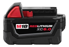 Milwaukee Tool 48-11-1860 M18 REDLITHIUM XC 6.0Ah Extended Capacity Battery Pack