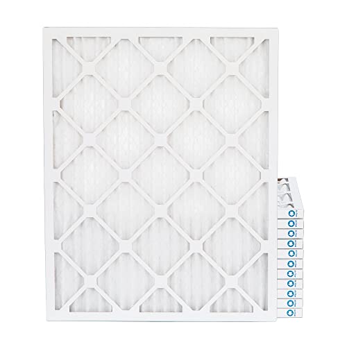 Pamlico Air 21208-0116375215 16-3/8 x 21-1/2 x 1 MERV 8 Pleated HVAC AC Furnace Air Filters Case of 12