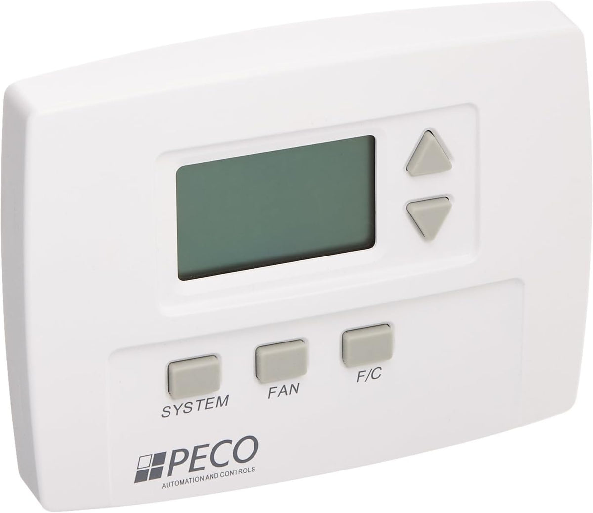 PECO TB170-001 3 Speed Staged Fan Non-Programmable Thermostat, Line Voltage, 1H/1C, White