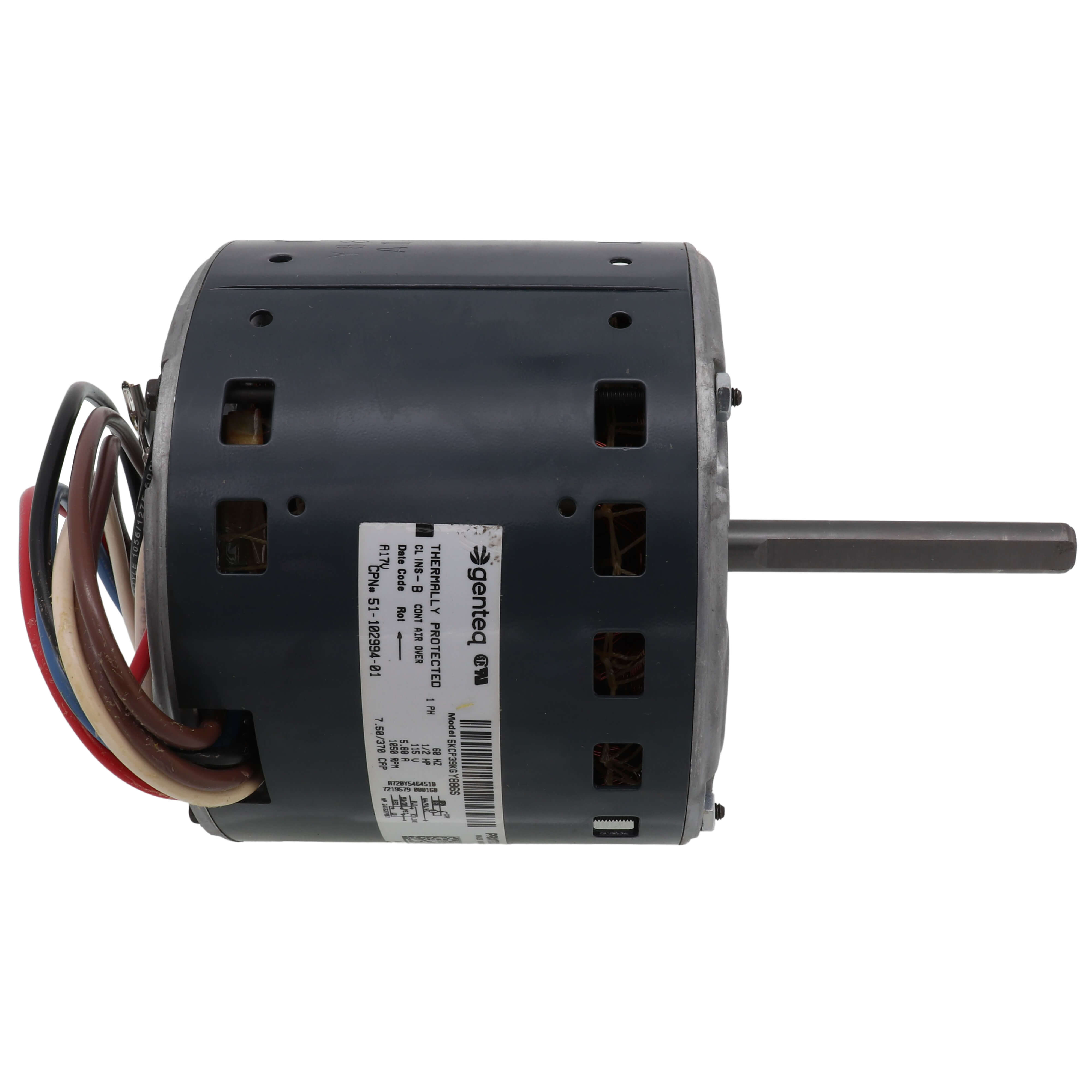 Rheem 51-102994-01 Blower Motor 1/2HP 120V 1P 1050RPM