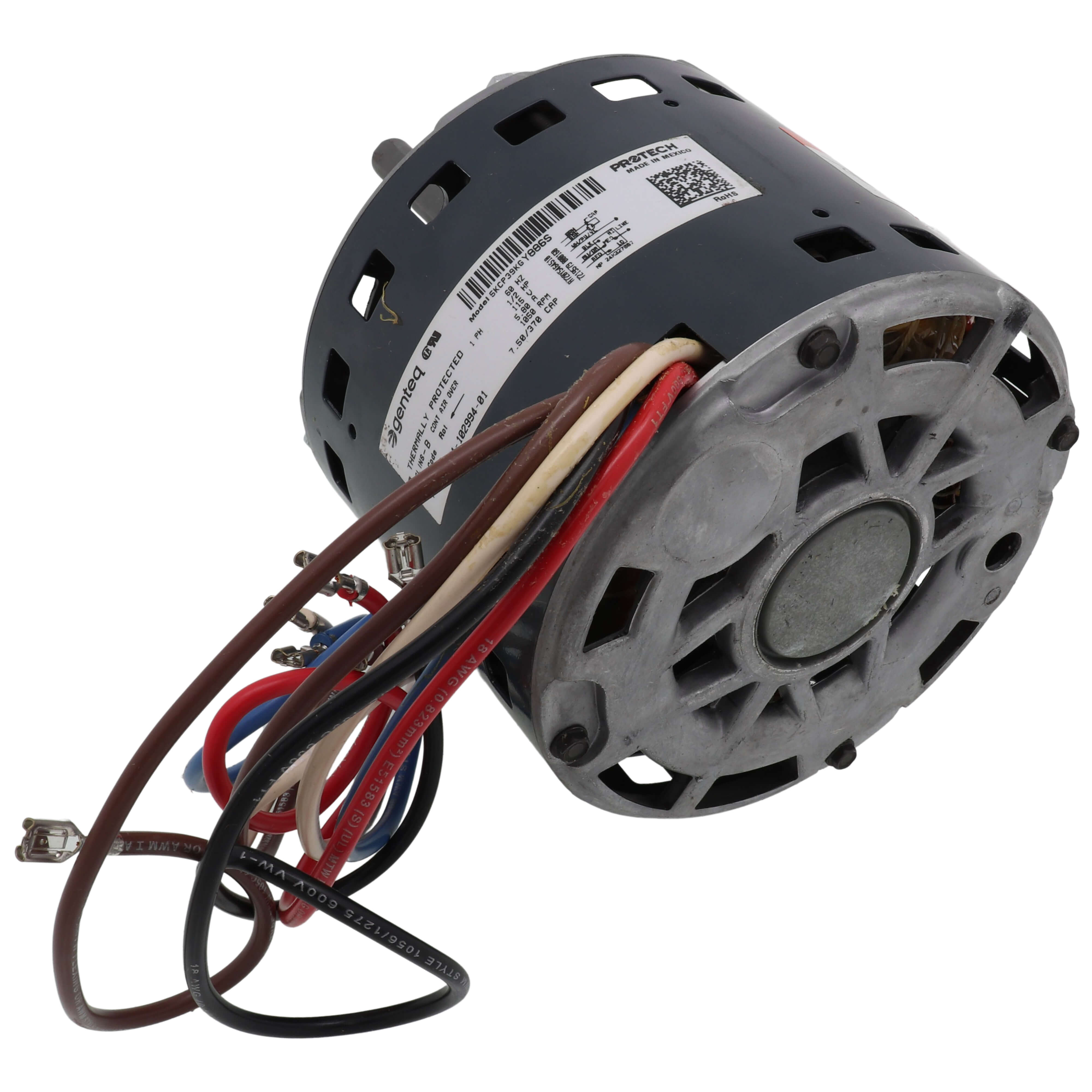 Rheem 51-102994-01 Blower Motor 1/2HP 120V 1P 1050RPM