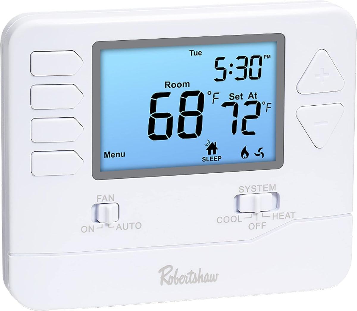 Robertshaw RS9220 Pro Series 7-Day Programmable Thermostat, Multi-Stage, 2 Heat / 2 Cool