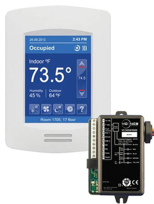 Schneider Electric VTR8350A5000B LineVoltFCU BACnet HUM White