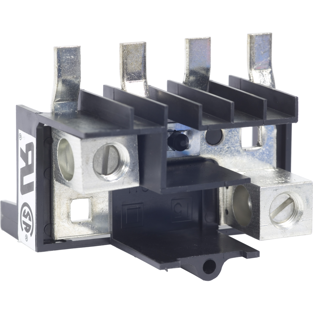 Square D QOU14100BALB 4-Pole 1-Phase 100 Amp Circuit Breaker Left Side Wiring Jumper Bar Base