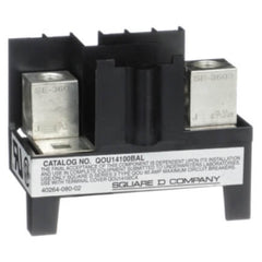 Square D QOU14100BALB 4-Pole 1-Phase 100 Amp Circuit Breaker Left Side Wiring Jumper Bar Base