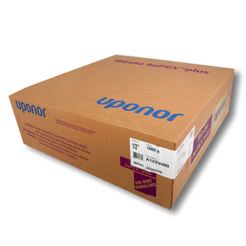 Uponor A1220500 Wirsbo hePEX 1/2 in. x 1000 ft. Oxygen Barrier PEX Tubing Coil