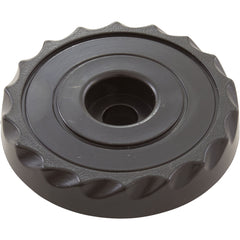 Waterway Plastics 662-3011 Knob Waterway F.A.S 1 Scalloped Black