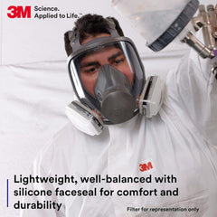 3M 6900 Full Facepiece Reusable Respirator Large Lens P100