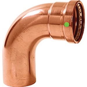 Apollo Valves 10062007 ProPress XL-C 0916.1XL Copper 90 Degree Street Elbow 2-1/2 x 2-1/2 in CTS