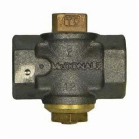 A. Y. McDonald 4812-187 Gas Plug Valve 2 inch FNPT