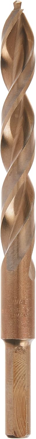 Dewalt DWA1232 Drill Bit, Pilot Point, Industrial Cobalt Alloy Steel, 1/2-Inch