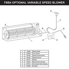 Empire FBB4 Automatic Variable Speed Fireplace Blower