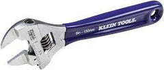 Klein D86932 Slim-Jaw Adjustable Wrench 4-Inch