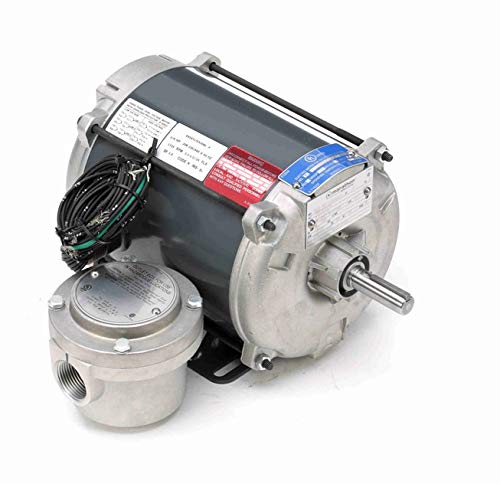 Marathon Electric MG646 Marathon G646 56 Frame TENV Explosion Proof Division 1: Class I and ll, Group C, D, F and G Hazardous Duty Motor, 1/4 hp, 1800 RPM, 208-230/460 VAC, 3 Phase, 1 Speed