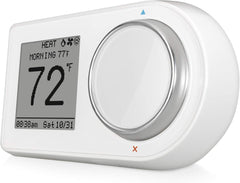 LUX GEO-WH Wi-Fi Thermostat, 7-Day Programmable, White