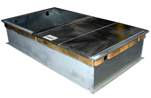 McDaniel Metals 18CURB90150 Flat Roof Curb 16 ga 18 Inch DCC/DCG/DCH Series 7.5 - 12.5 ton Package Unit